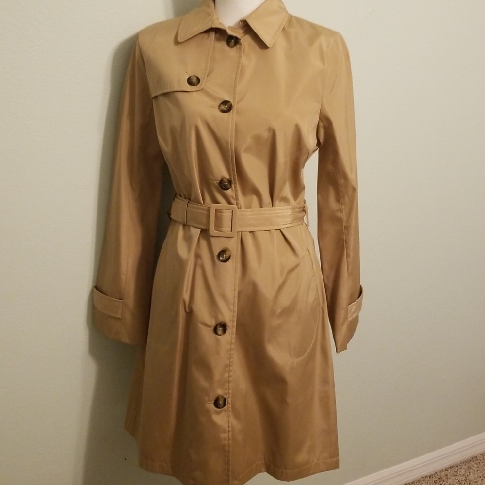 Julie Brown NYC Tan Trenchcoat